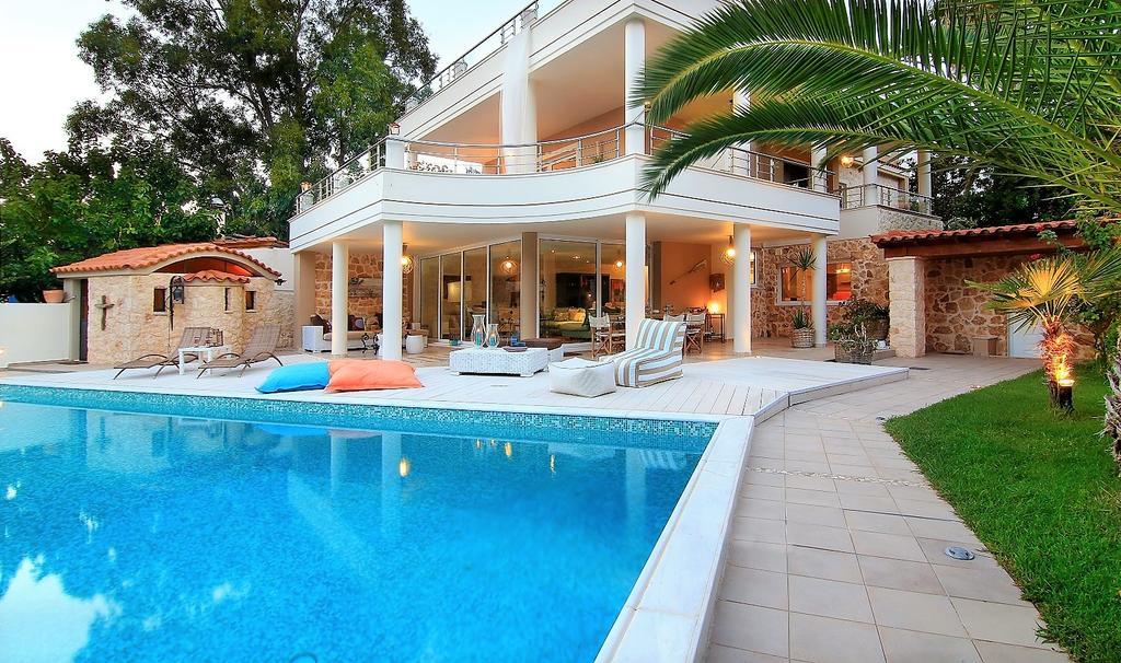 Luxury Villa Sea Melody Palaiá Fókaia Exterior foto
